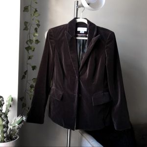 Calvin Klein pin stipe velvet blazer jacket